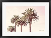 Framed Pastel Palms