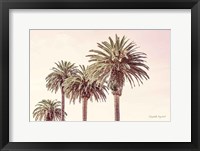 Framed Pastel Palms