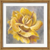 Framed Yellow Roses I