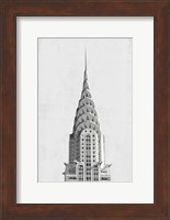 Framed Chrysler Building NYC