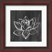 Framed Lotus Gray