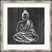 Framed Buddha Gray
