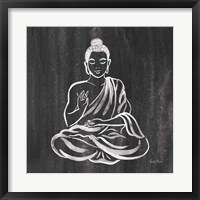 Framed Buddha Gray