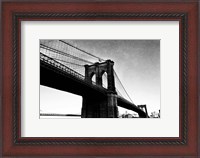 Framed Bridge of Brooklyn BW I