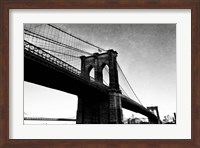 Framed Bridge of Brooklyn BW I