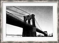 Framed Bridge of Brooklyn BW I
