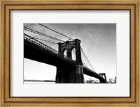 Framed Bridge of Brooklyn BW I