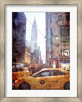 Framed Rainy Madison Avenue