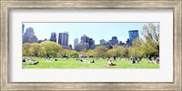 Framed Central Park Picnic