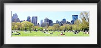 Framed Central Park Picnic