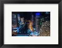 Framed Chicago Nights