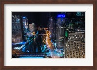 Framed Chicago Nights