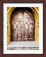 Framed Golden Cathedral Door I