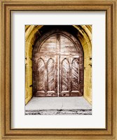 Framed Golden Cathedral Door I