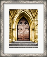 Framed Golden Cathedral Door II