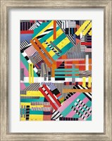 Framed Colorful Abstract Lines