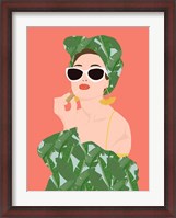 Framed Tropical Lady