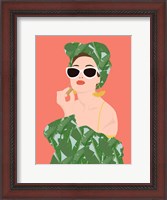 Framed Tropical Lady