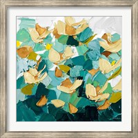 Framed Gold and Teal Dream