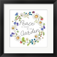 Framed Peace Is Found In The Garden