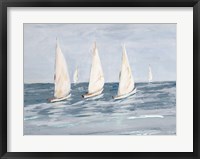 Framed Sailing Calm Waters  II