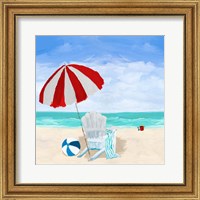 Framed Beach Chair with Umbrella