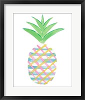 Punched Up Pineapple I Framed Print
