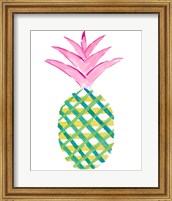 Framed Punched Up Pineapple II