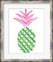 Framed Punched Up Pineapple II