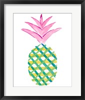 Framed 'Punched Up Pineapple II' border=