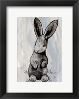 Framed Bunny on Marble III