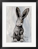 Framed Bunny on Marble III