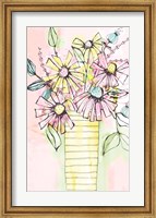 Framed Wildflowers Vase