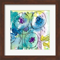 Framed Splash of Watercolor Floral