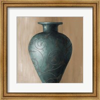 Framed Blue Vessel I