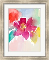 Framed Modern Fleur I