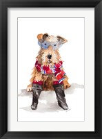 Framed Stylish Airedale Terrier