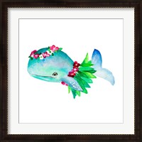 Framed Hula Whale