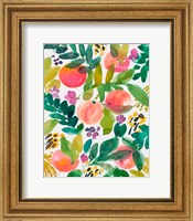 Framed Garden Peaches