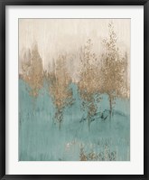 Through The Gold Trees Abstract II Framed Print