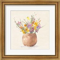 Framed Potted Wildflowers
