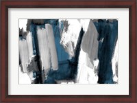 Framed Silver And Dark Rhythm I