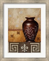 Framed Mahogany Urn I