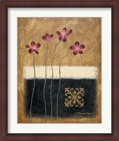 Framed Color Field Blossom II