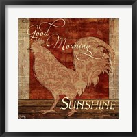 Framed Good Morning Sunshine