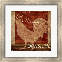 Framed 'Good Morning Sunshine' border=