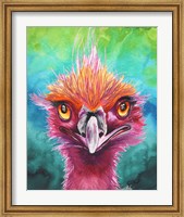 Framed Emus Of A Feather