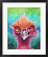 Framed Emus Of A Feather