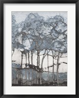 Watercolor Forest I Framed Print