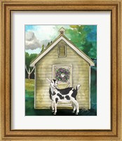 Framed 'Goat Shed II' border=